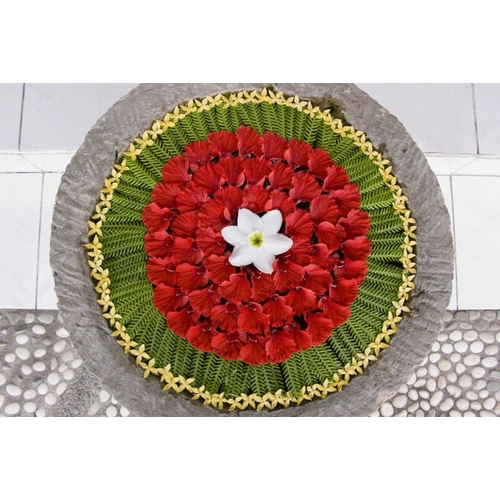 Balinese floral offering, Bali, Indonesia